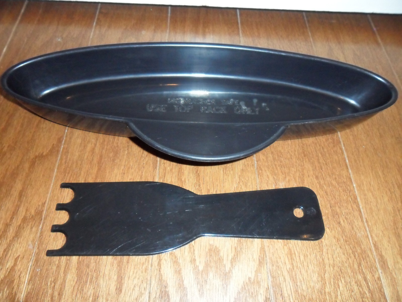 GEORGE FOREMAN BLACK Grill Drip Grease Tray 12″ inches with Spatula