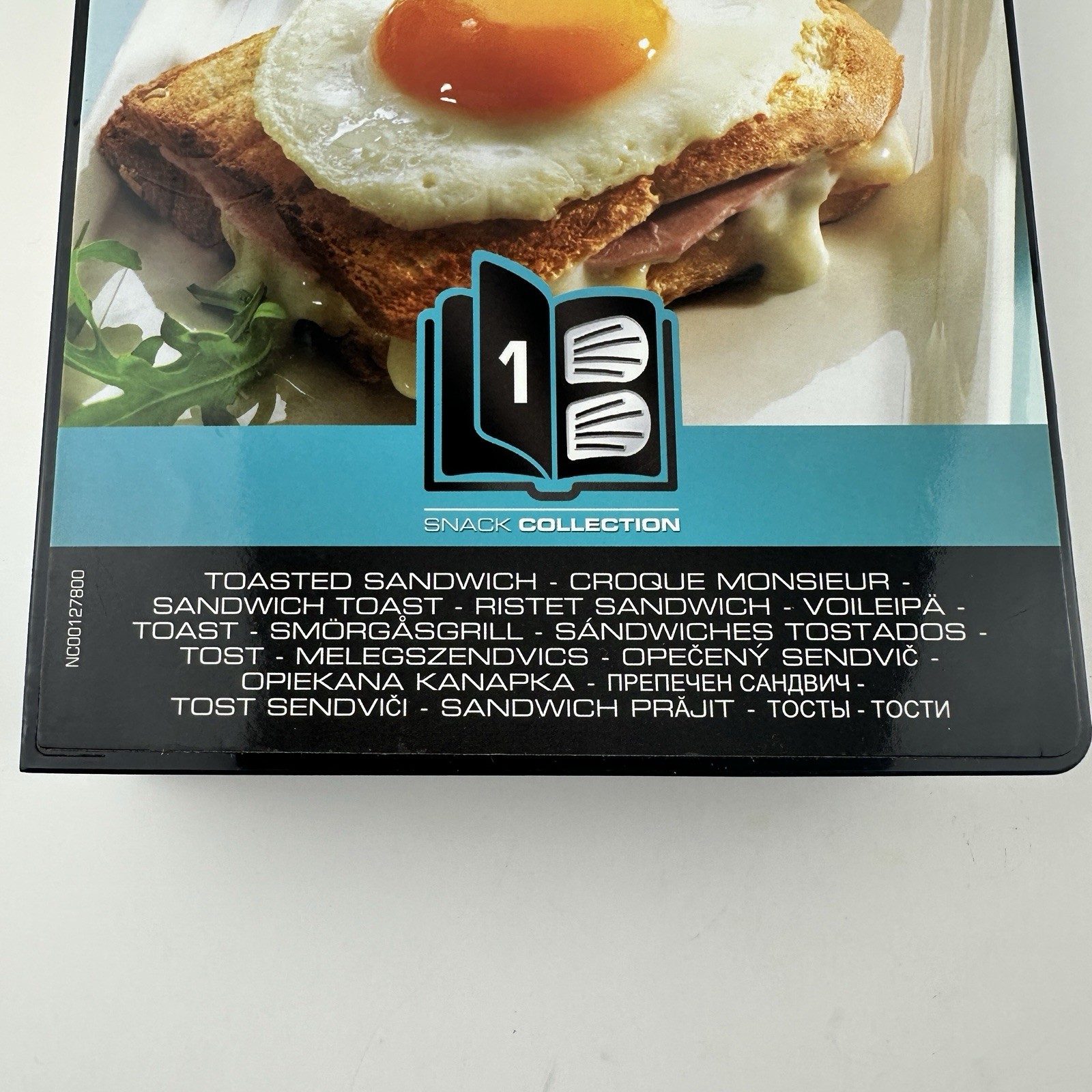 Tefal Plates Snack Collection Toasted Sandwich 2 Grill Plates New Open Box