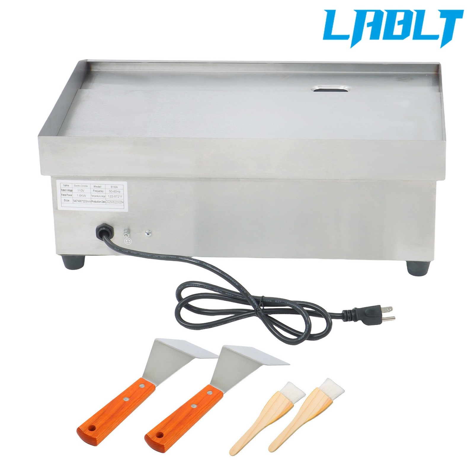 LABLT 22″ Commercial Electric Griddle Countertop Griddle Grill Flat Top Grill