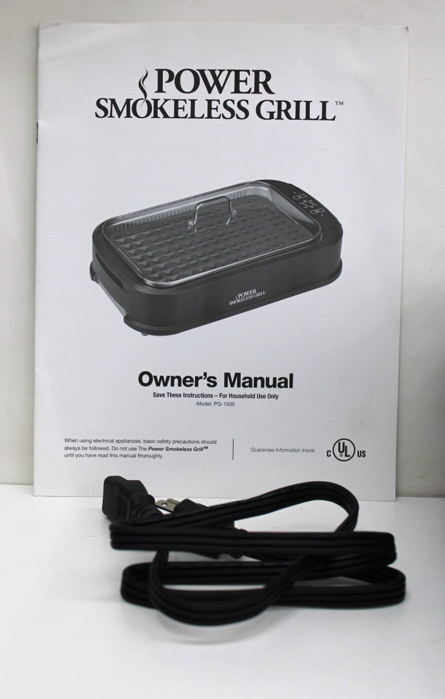 Grill PG-1500 Power Smokeless Grill Indoor Electric Grill