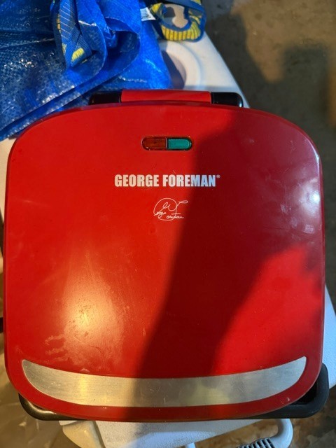 George Foreman GR320FRC Copper Nonstick Countertop Electric Grill Panini Press