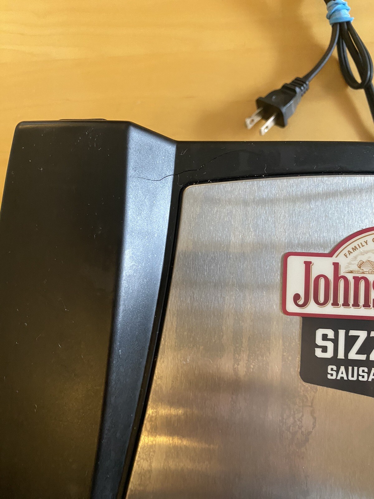 Johnsonville Sizzling Sausage Grill BTG0498 Indoor Tested! Good Condition