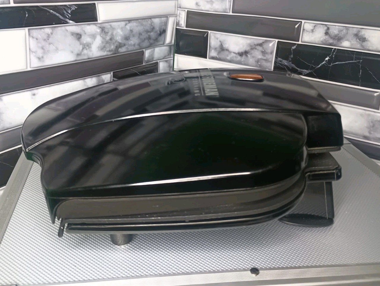 George Foreman GR0036B Grill Electric Indoor Non- Stick Grill Tested Working