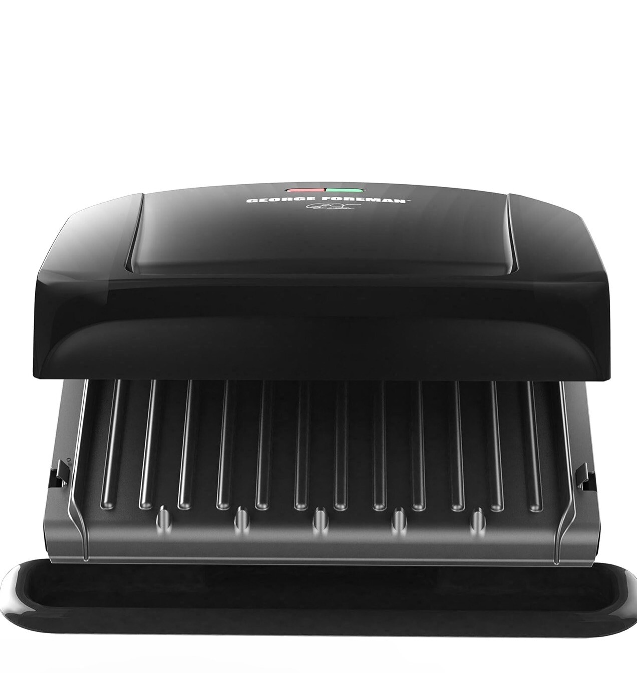 George Foreman GRP1060B: 4-Serving Removable Plate Grill and Panini – Black