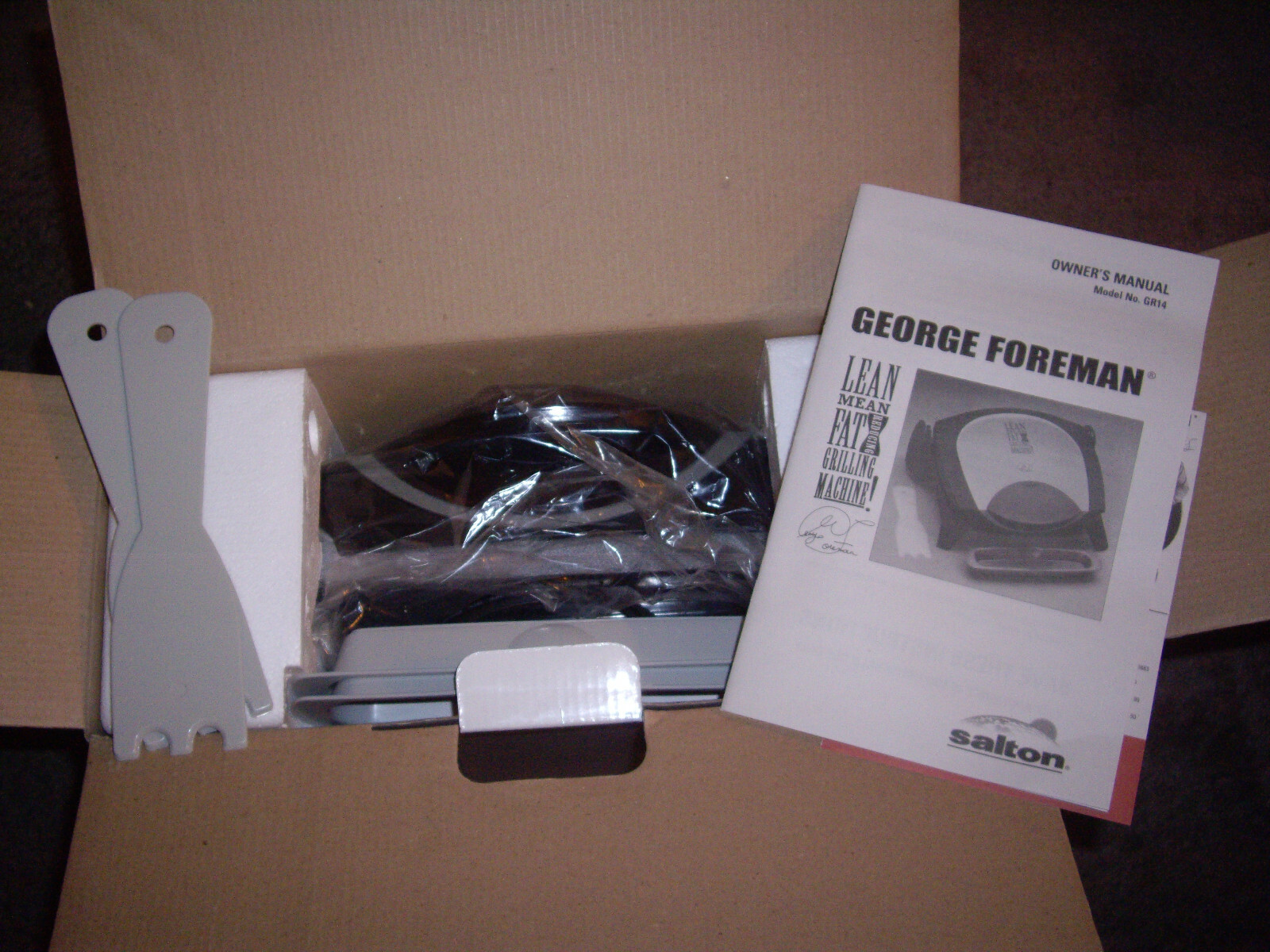 George Foreman Super Champ Limited Edition Grill W/Bonus Slow Cooker New