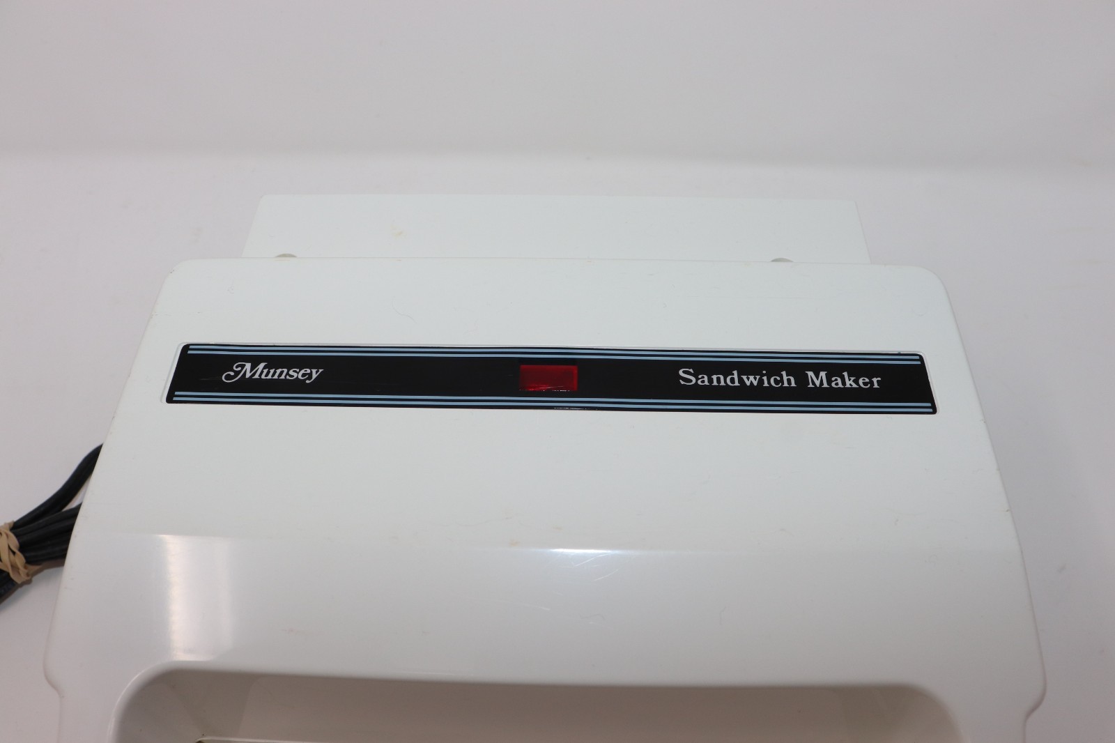 Vintage Munsey Sandwich Maker SM-91 Made In USA White