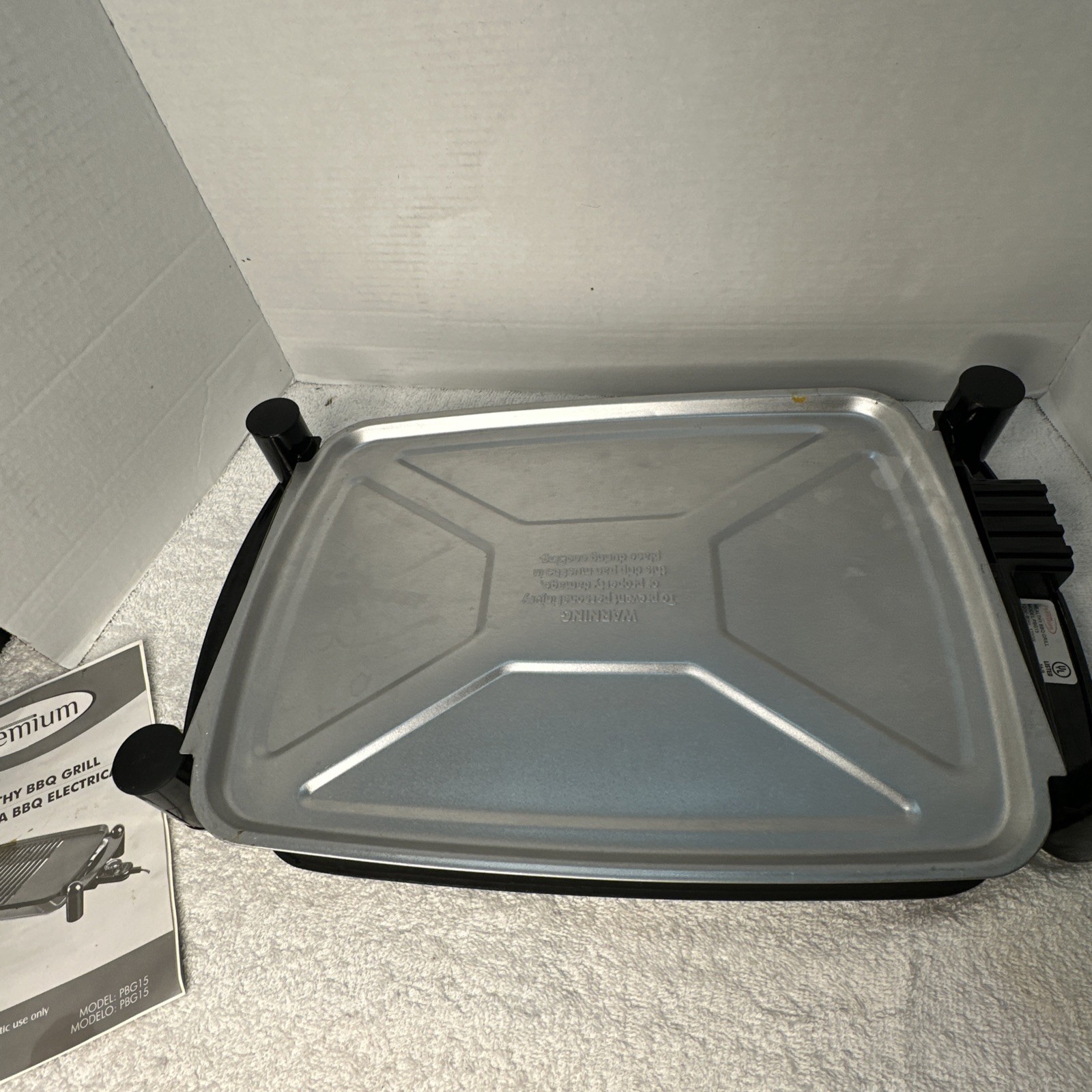 Premium Healthy BBQ Grill 220V Electric Indoor Grill Griddle Model PBG15 1200W