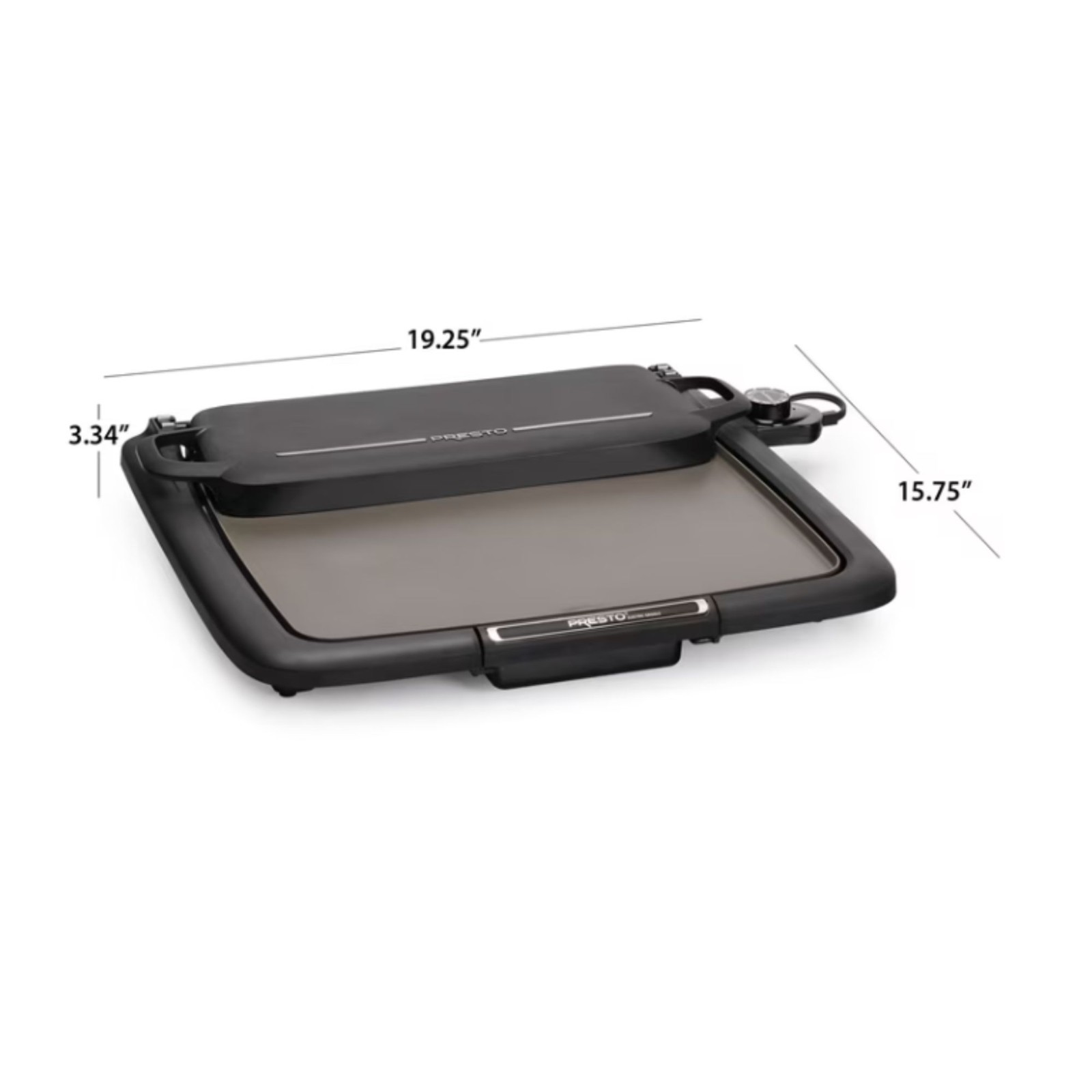 Presto Ceramic Electric Griddle/Warmer Plus, Black 07024