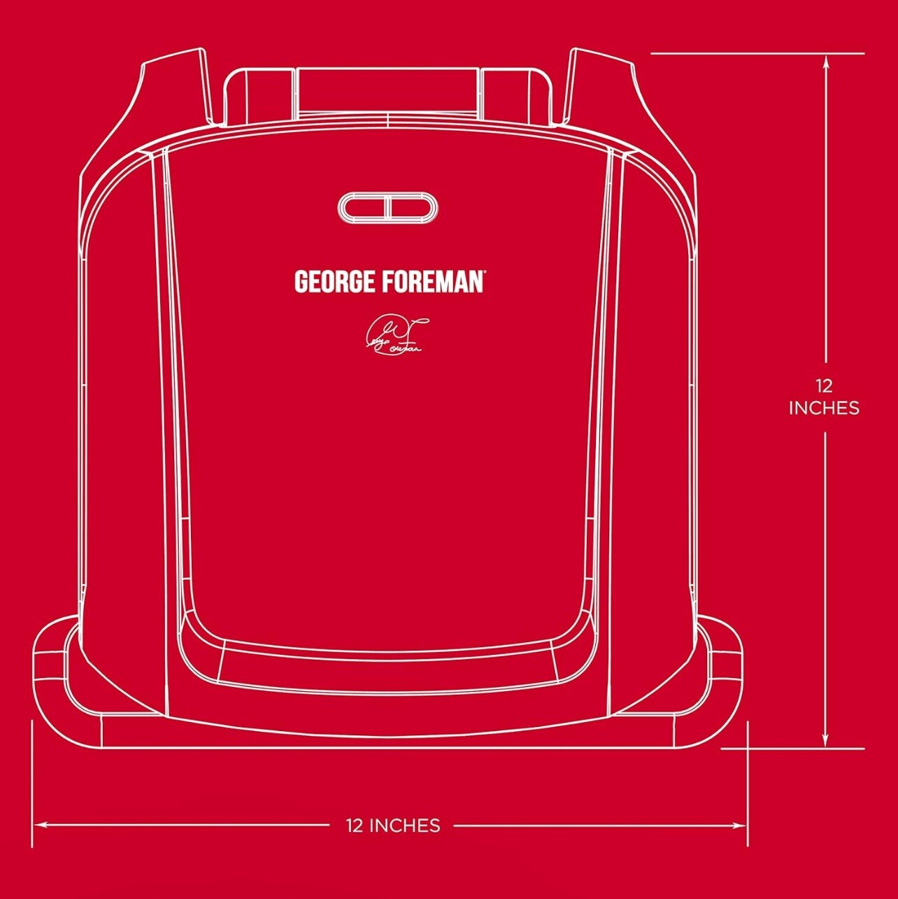 George Foreman GRP1060B: 4-Serving Removable Plate Grill and Panini – Black