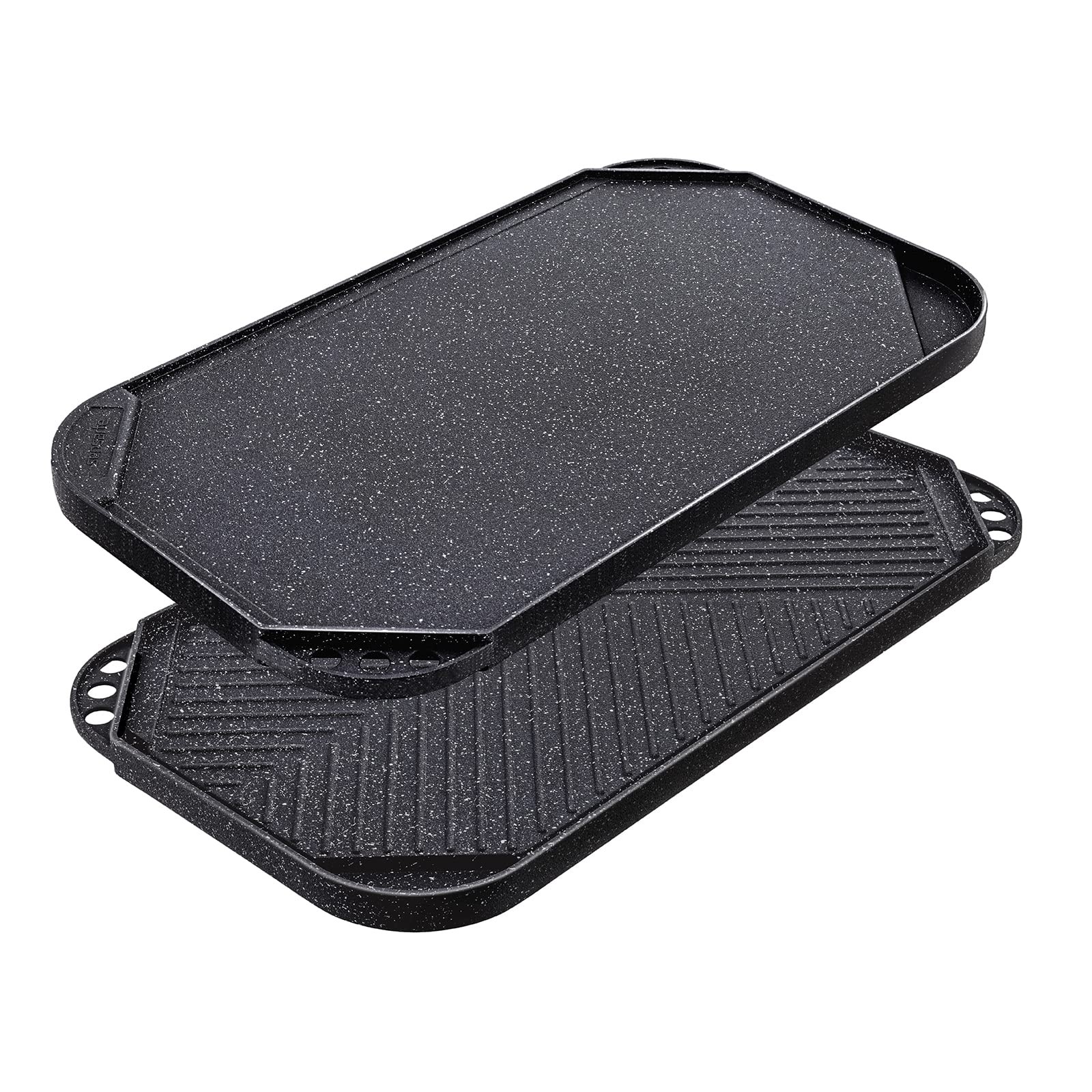 SENSARTE Pro-Grid Reversible Griddle Grill Pan 19.5″ x 10.7″ Cast Aluminum
