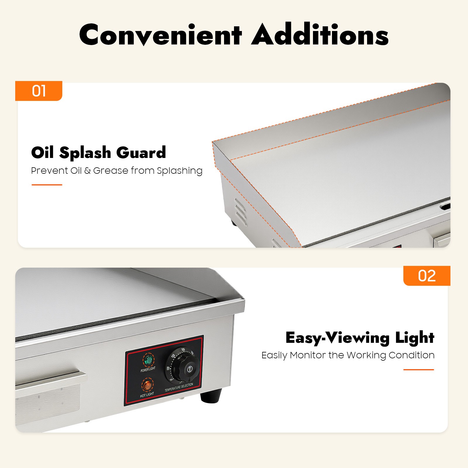 30?? 3000W Commercial Restaurant Grill BBQ Flat Top Electric Countertop Griddle