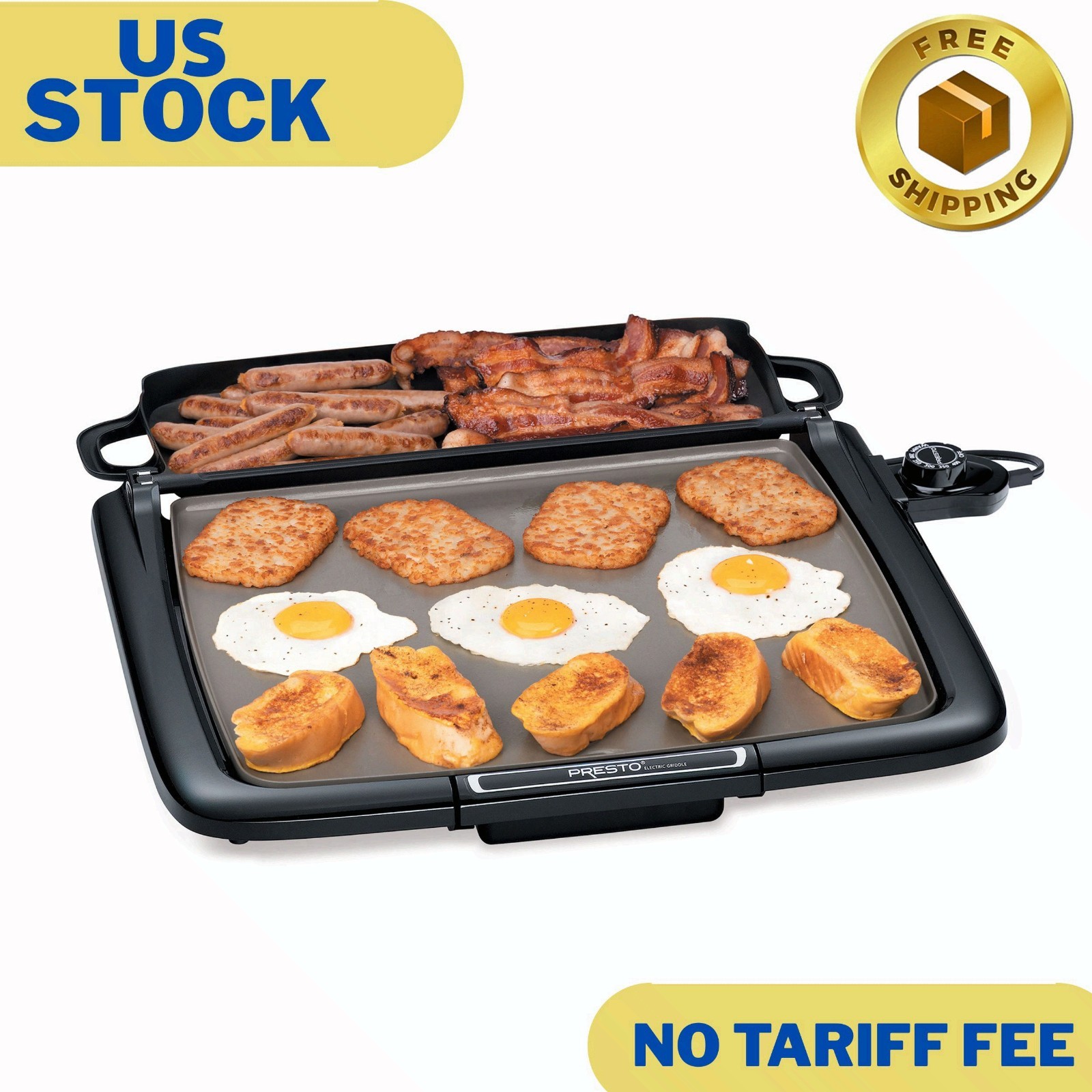 Ceramic Electric Griddle/Warmer Plus, Black 07024