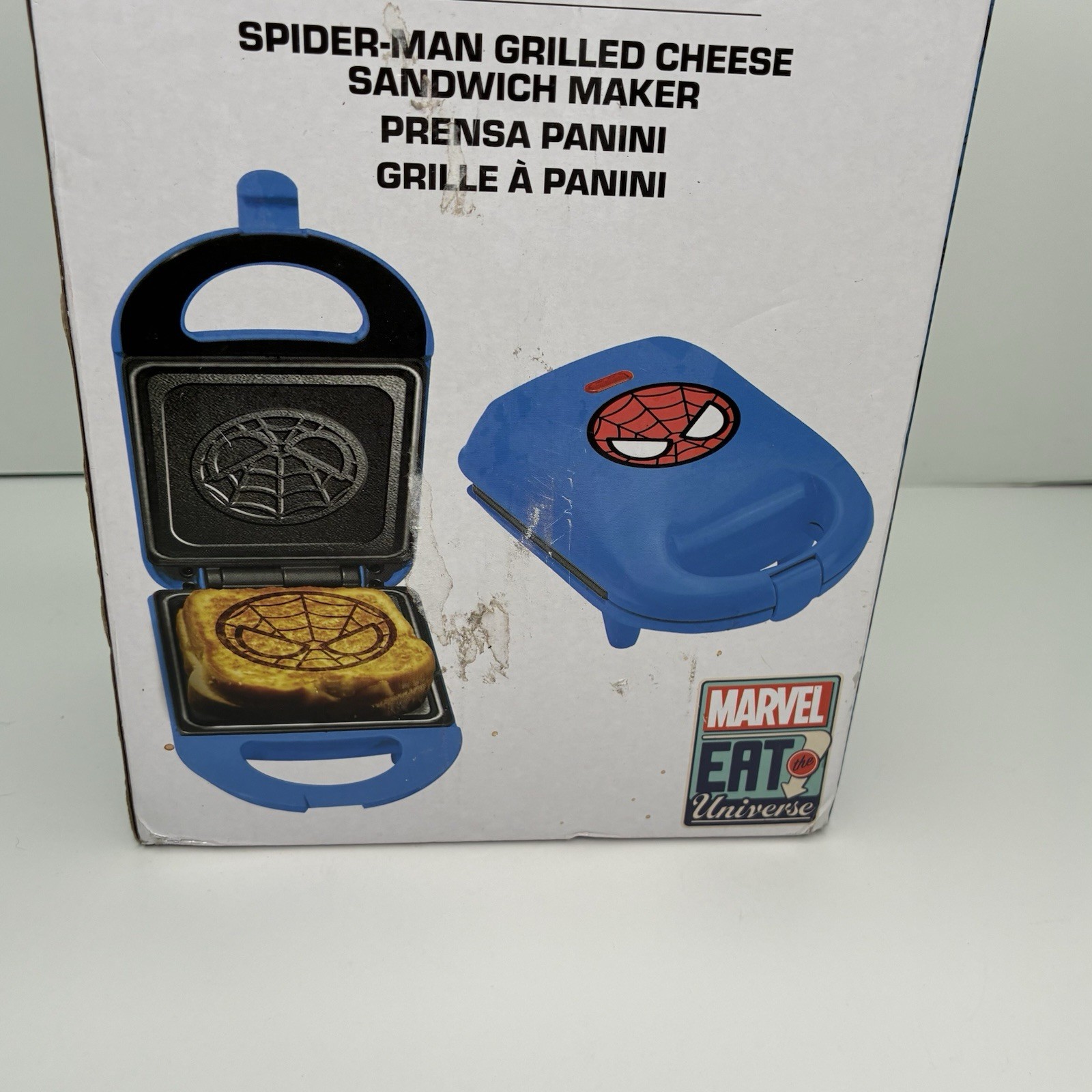 Uncanny Brands Marvel’s Spiderman Single Sandwich Maker Panini Grill