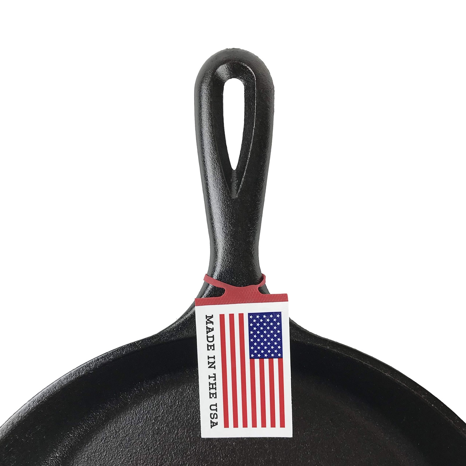 L9OG3 Cast Iron round Griddle, Pre-Seasoned, 10.5-Inch – Made in USA, Compatible