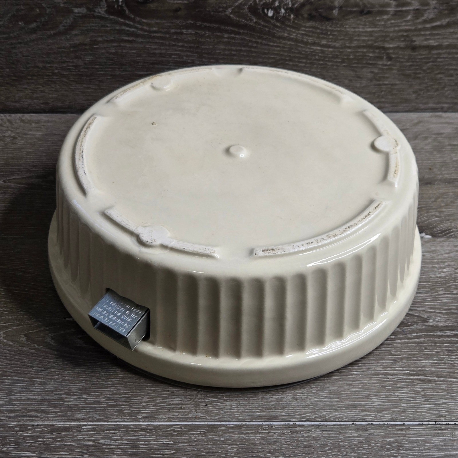 Grill America G-140 Indoor Electric Barbecue 11.5in Cream Ceramic Tested