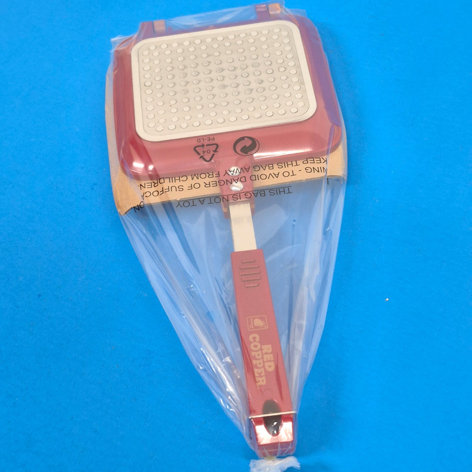 New open box Red Copper Flipwich Non-Stick Stovetop Panini & Sandwich Maker