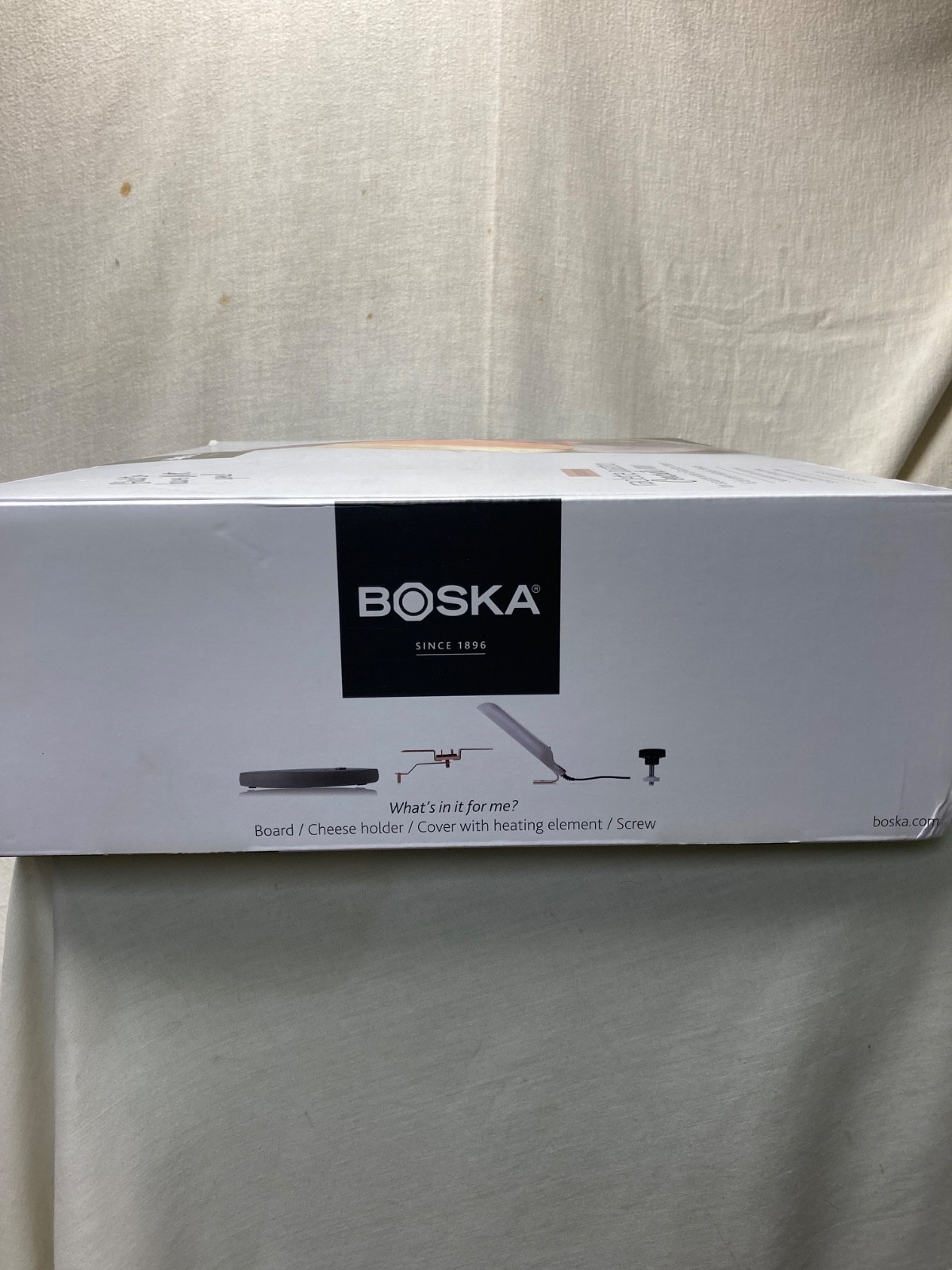 Boska Raclette Quattro Concrete Quarter Wheel Cheese Melter 851502 NEW NIB