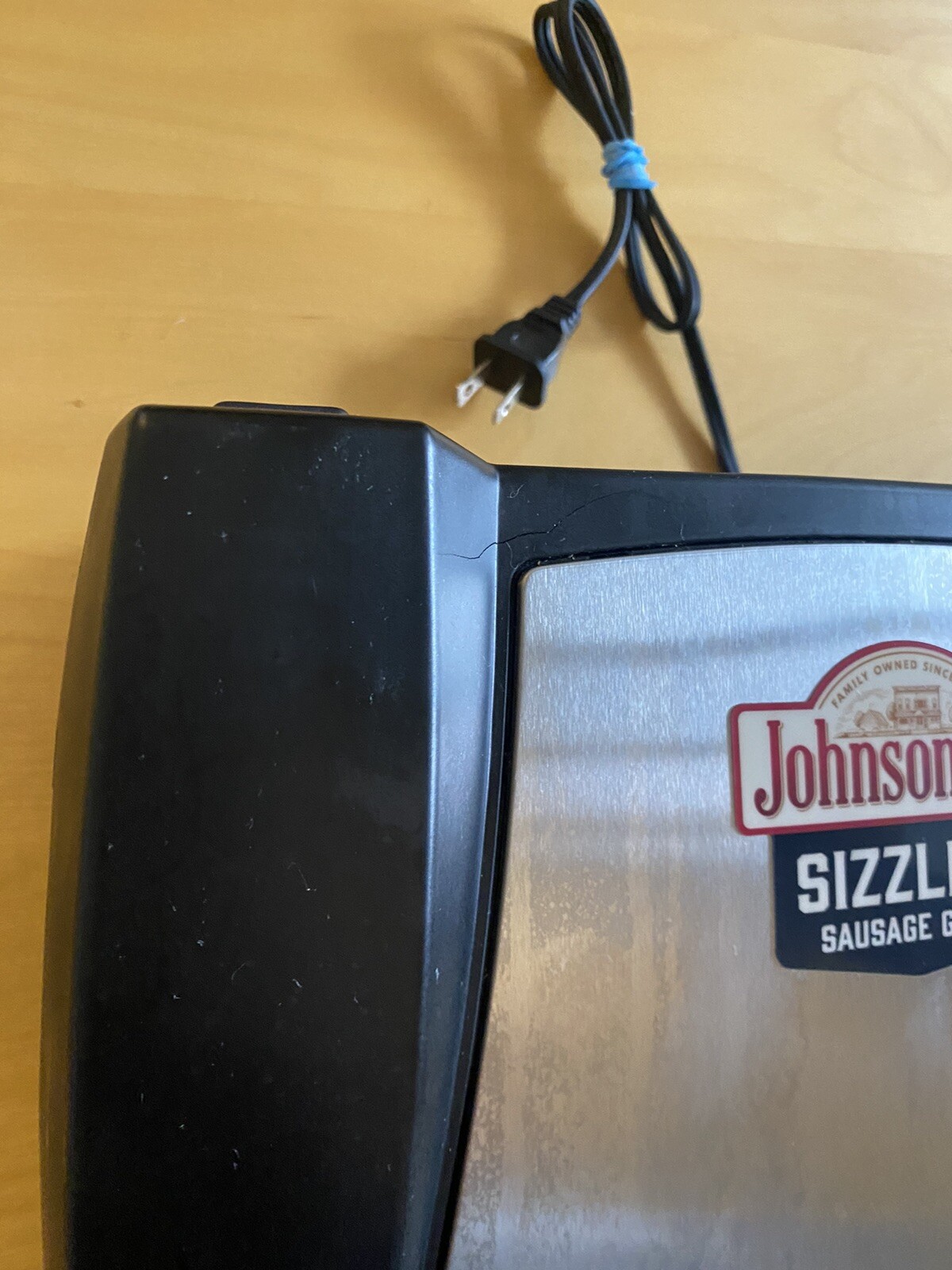 Johnsonville Sizzling Sausage Grill BTG0498 Indoor Tested! Good Condition