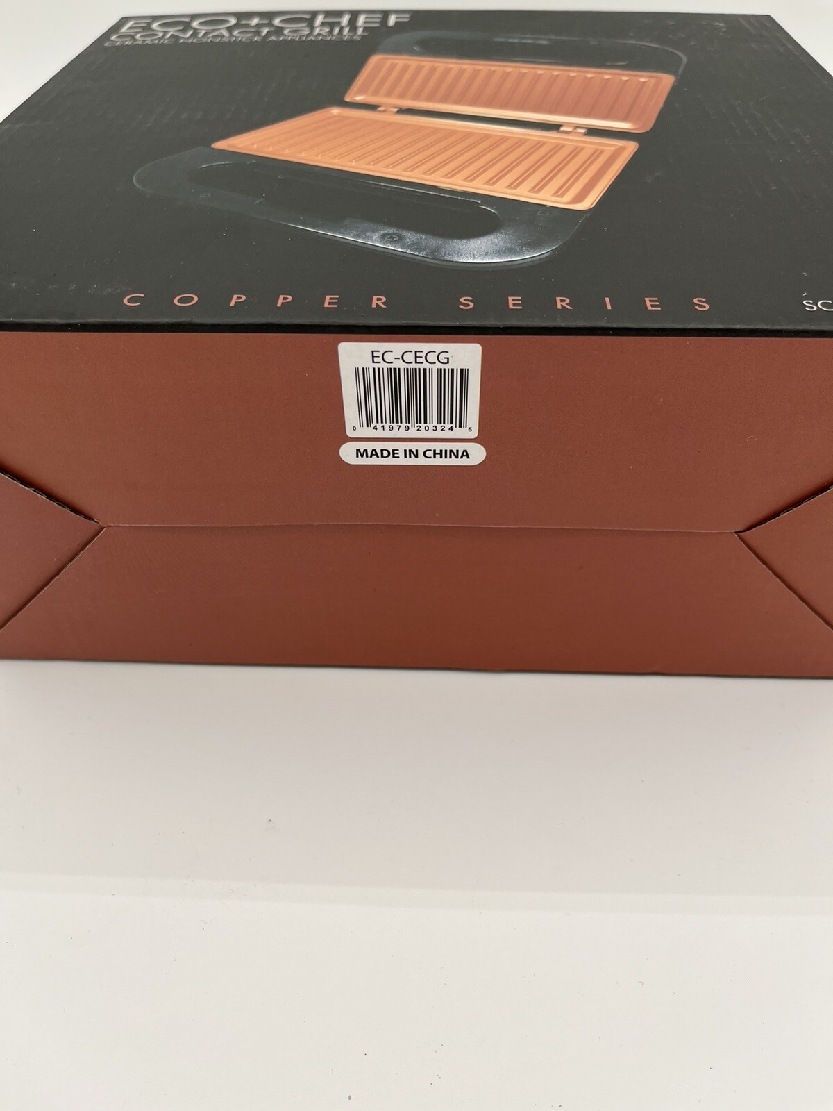 ECO+CHEF Copper Series Contact Grill Model EC-CECG 760 Watts