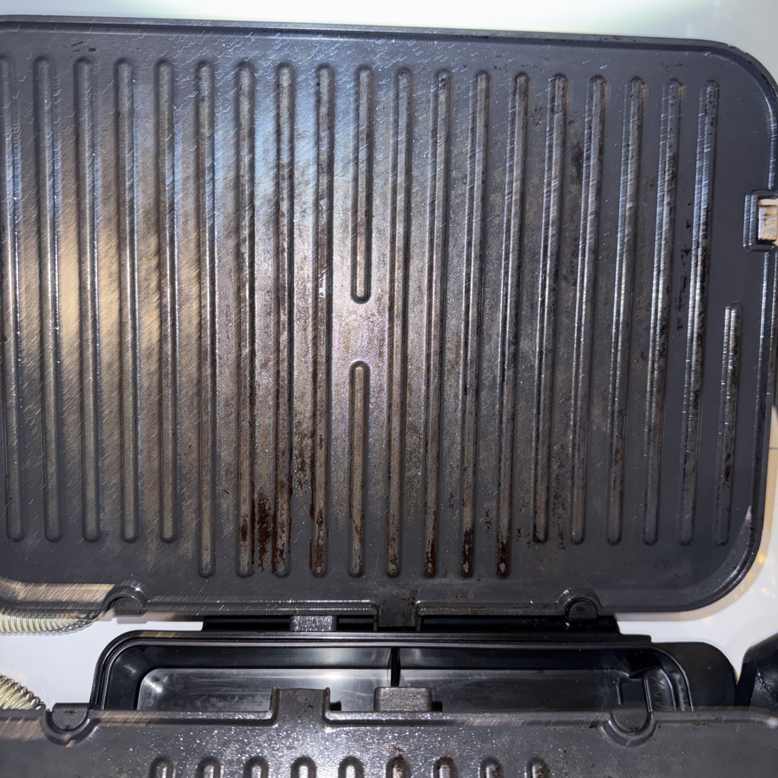 GreenPan Electric Indoor Stainless Steel 6-in-1 Contact Grill & Griddle CC006410