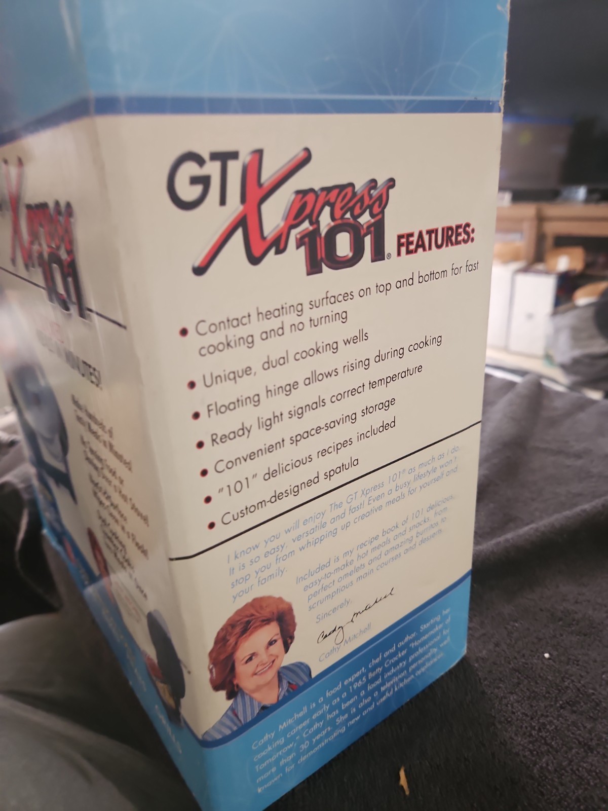 GT Xpress 101 Indoor Grill Meal Maker New Open Box Complete As Seen On TV
