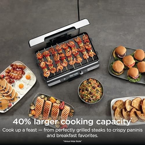 Ninja Sizzle Pro XL 20in Indoor Griddle Grill Ceramic Nonstick
