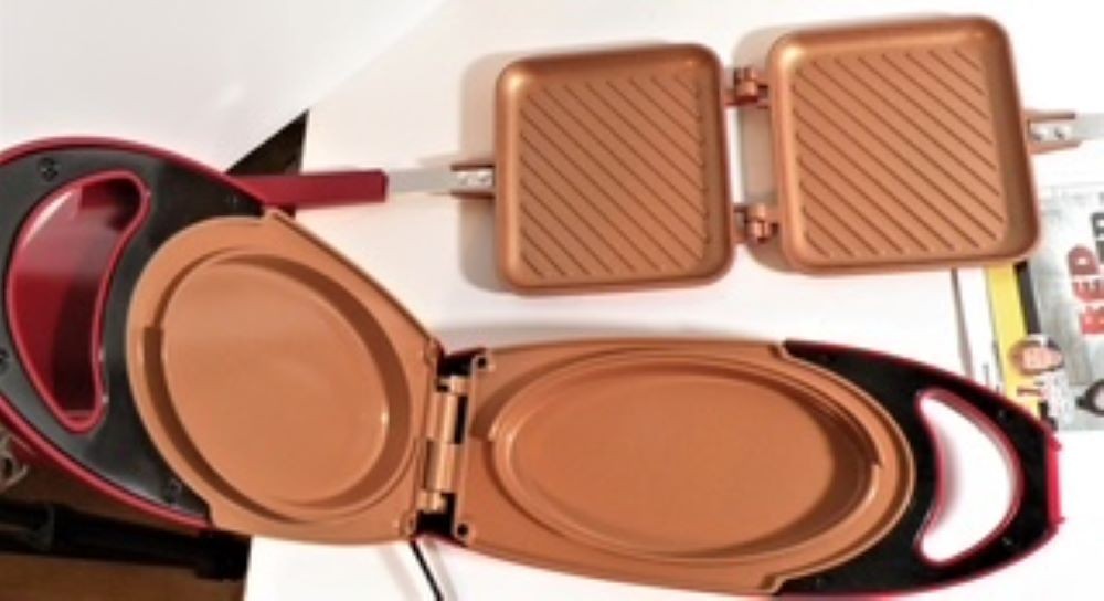 Red Copper Flipwich Sandwich Maker