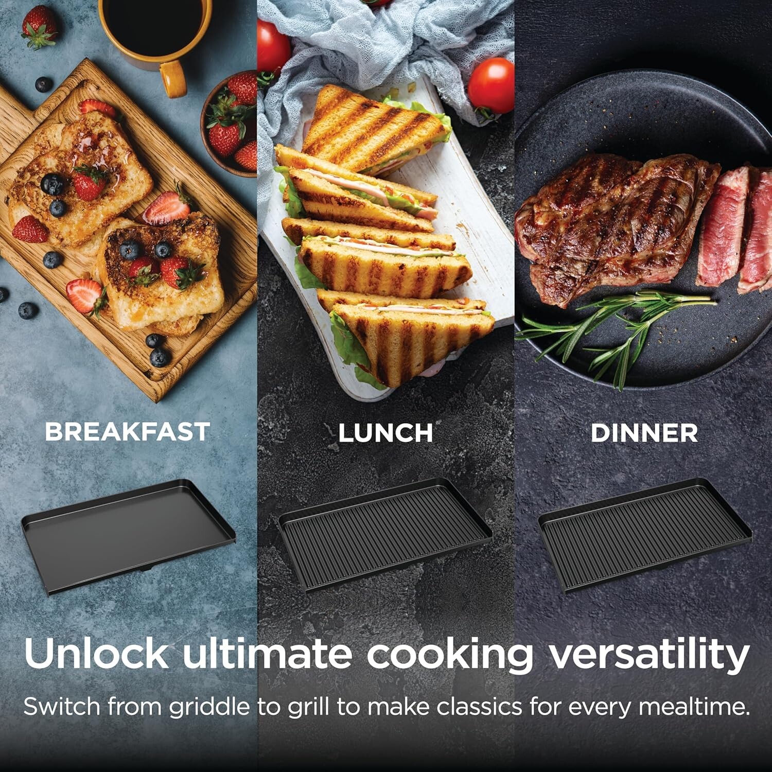 Ninja Sizzle Pro XL 20″ Indoor Griddle Grill GX101 ProTemp IQ