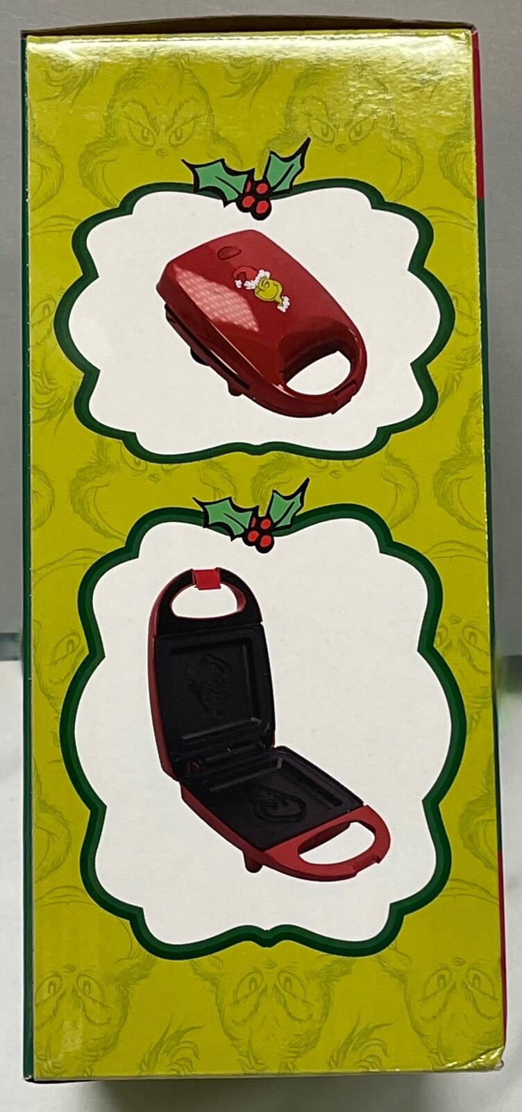 THE GRINCH DR SEUSS GRILLED CHEESE SANDWICH MAKER