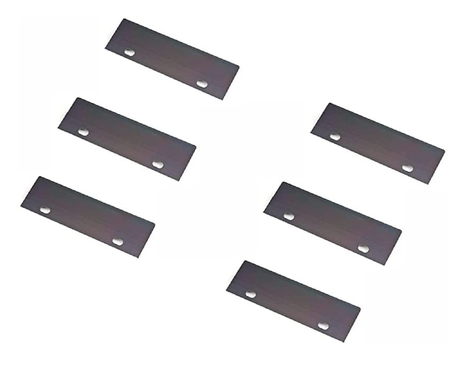 Grill and Griddle Scraper Replacement Blades – 6 Pack Fits Nemco 55825, Cozzini
