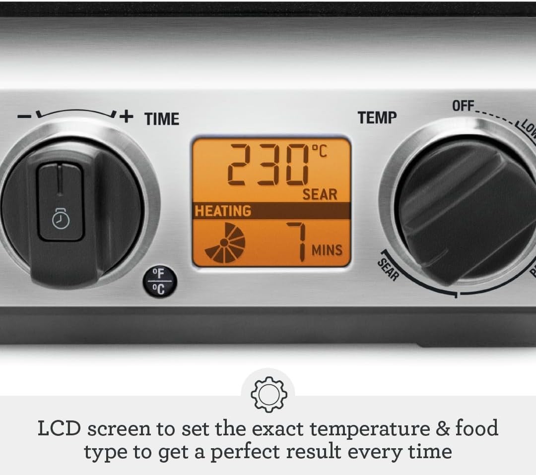 BGR820XL Smart Grill, Brushed Stainless Steel