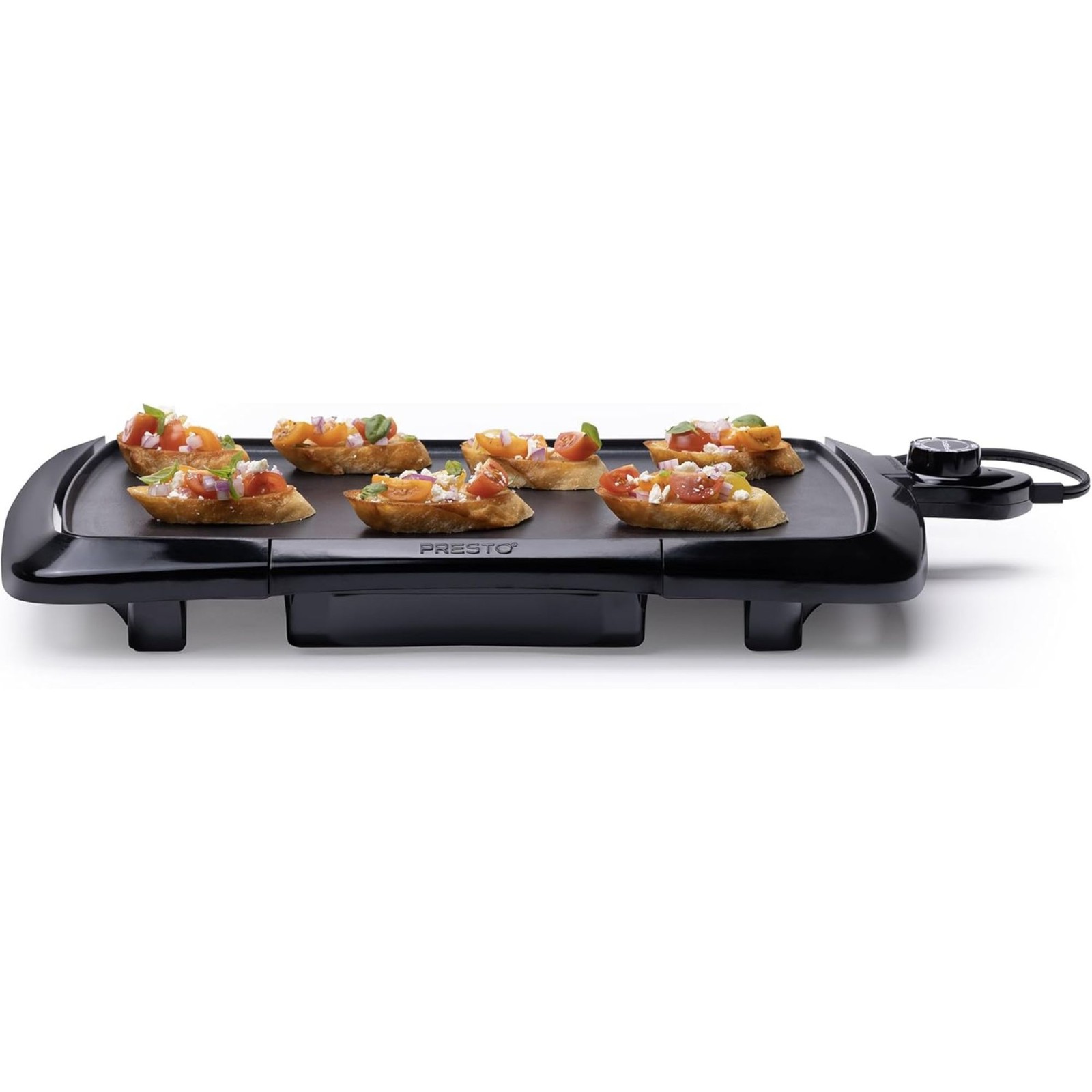 Presto Cool-Touch Electric Griddle, 10.5″ x 16″ Ceramic Nonstick Flat Top Grill