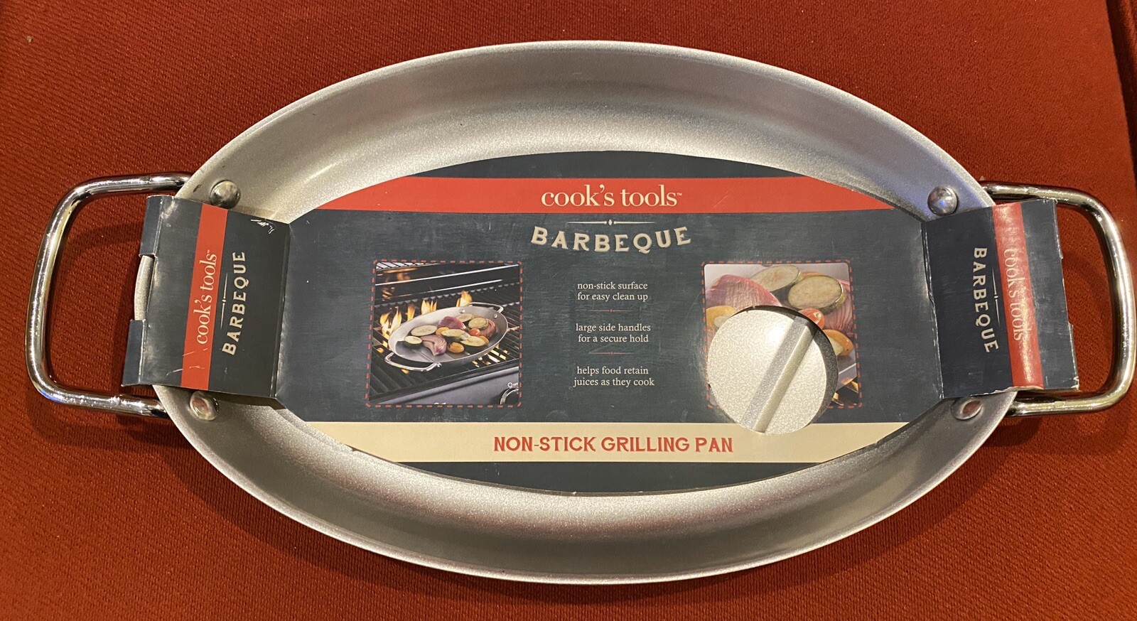 Brand NEW Oblong Non-stick grilling pan fajita Cook’s Tools