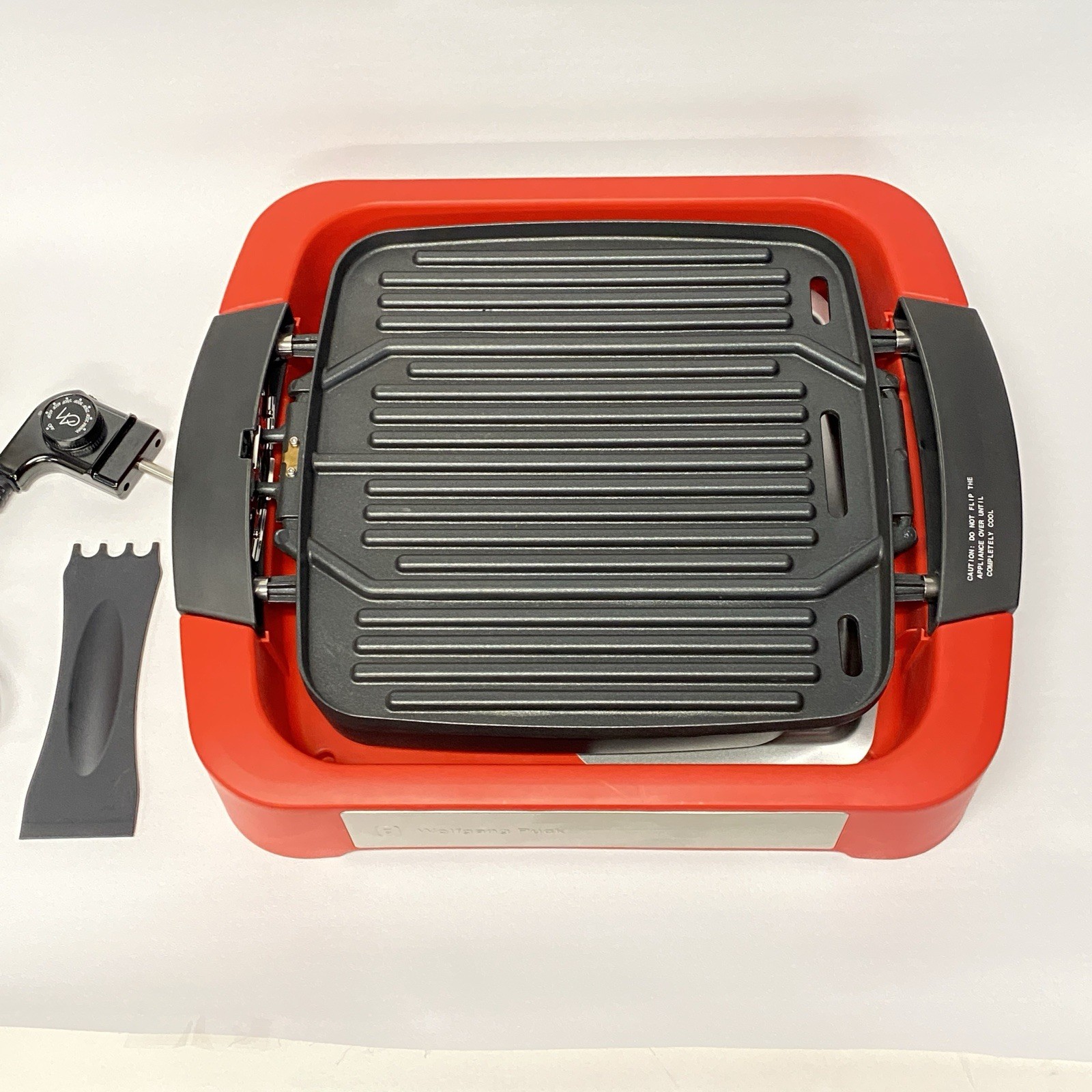 RED Wolfgang Puck Electric Reversible Grill Griddle Cafe Countertop SFB