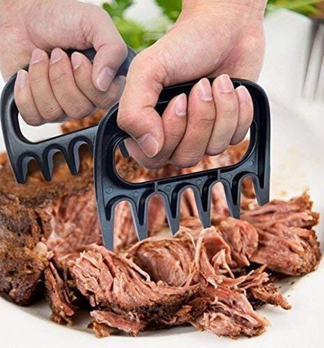 Set of 2 BBQ Meat Shredder Claws Superior Heavy Duty and Heat Resistant Handles