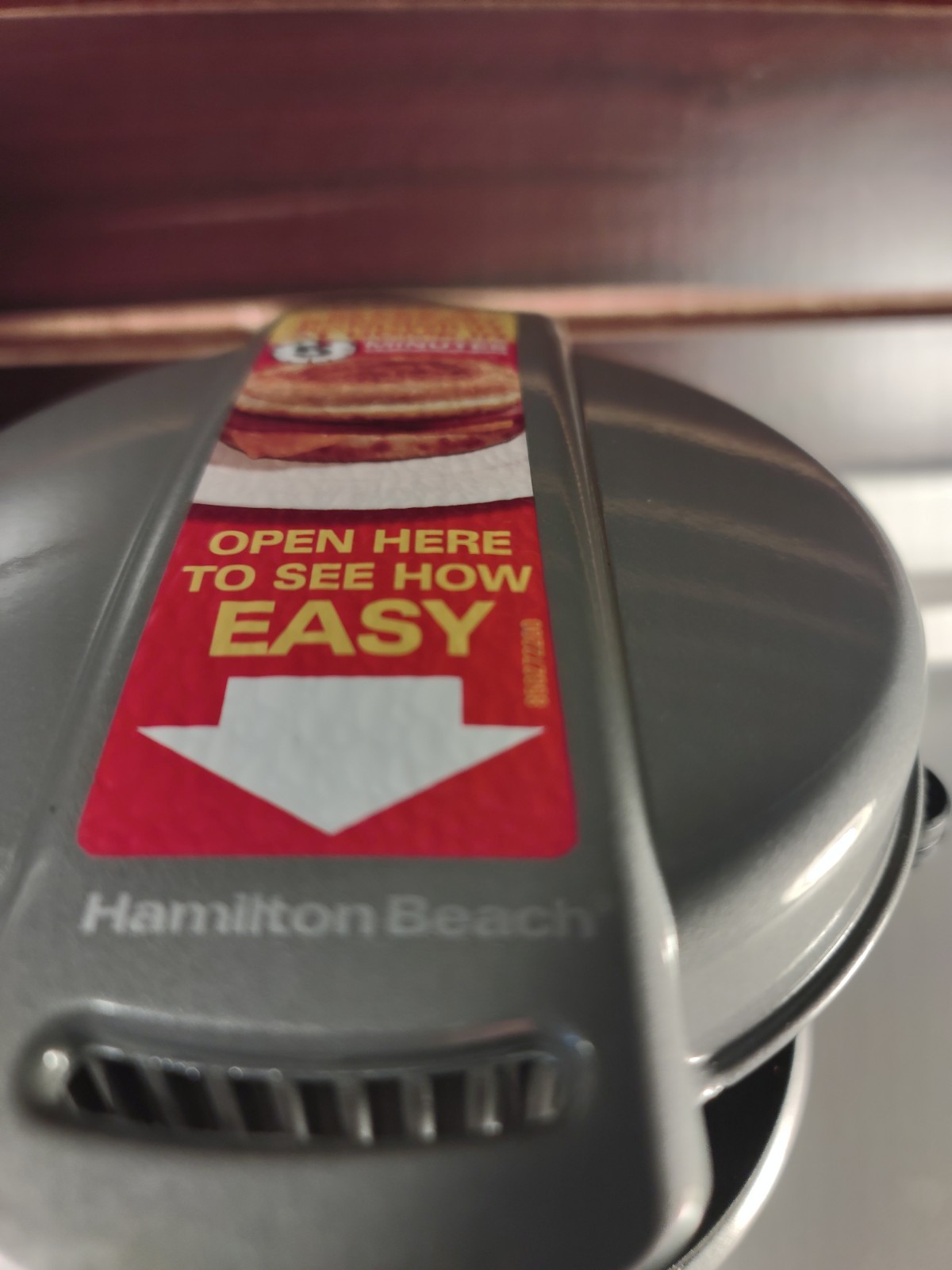 Hamilton Beach 2475 Breakfast Sandwich Maker – Silver/Black