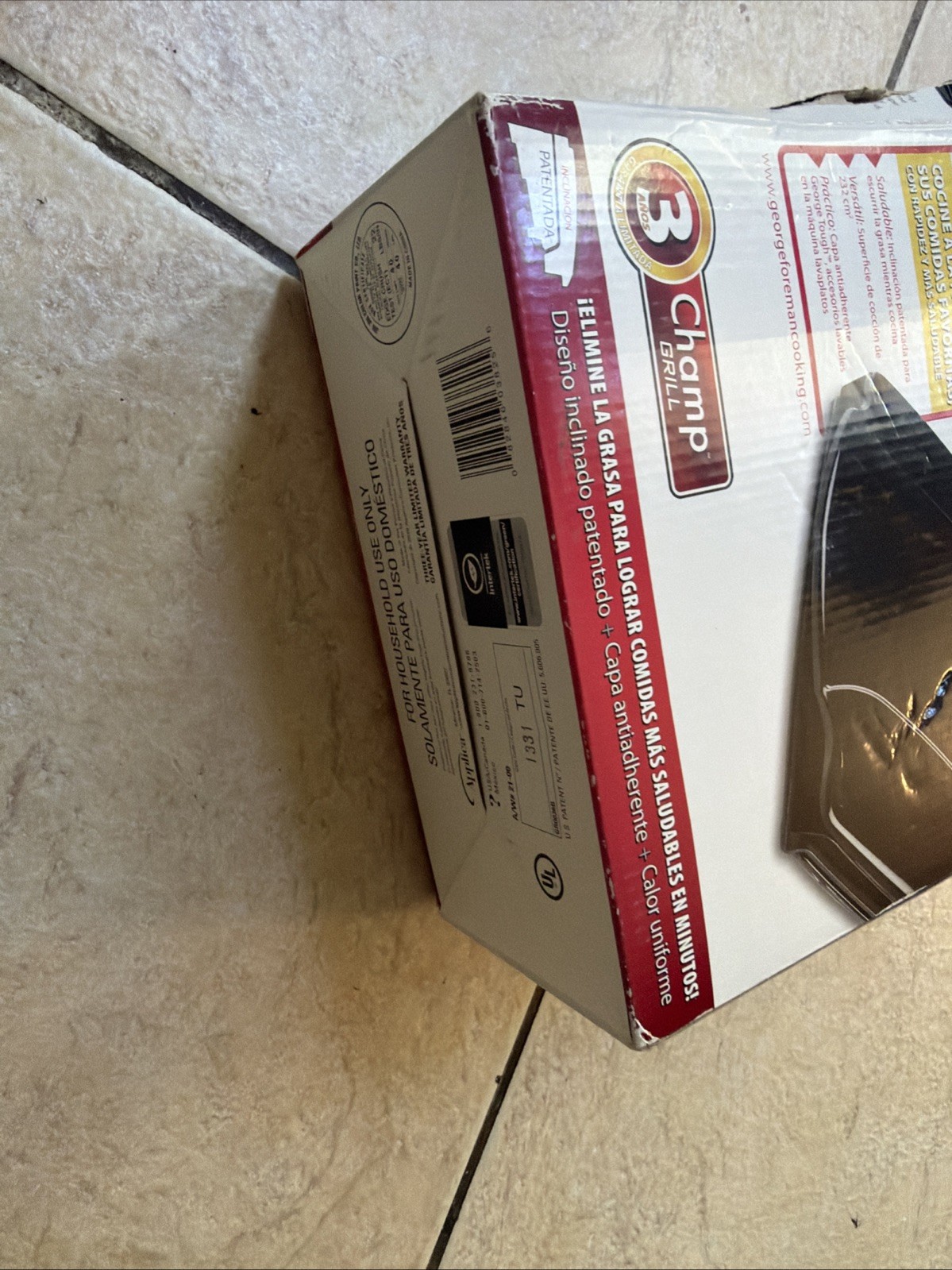 Brand new George Foreman Jumbo Family grill- Black
