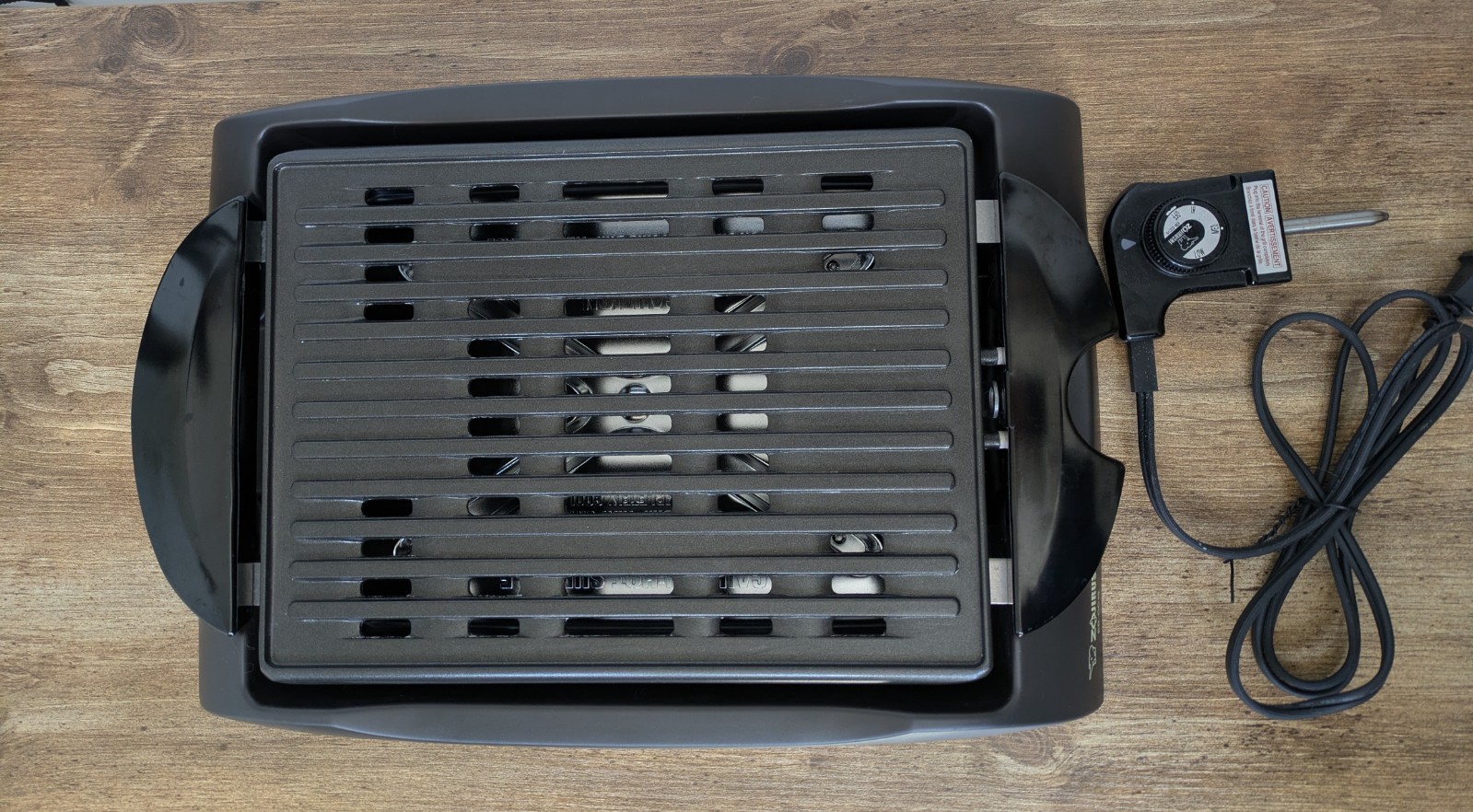 Zojirushi EB-CC15 Indoor Electric Grill 120V 1300W Black Drip Tray VGC Tested