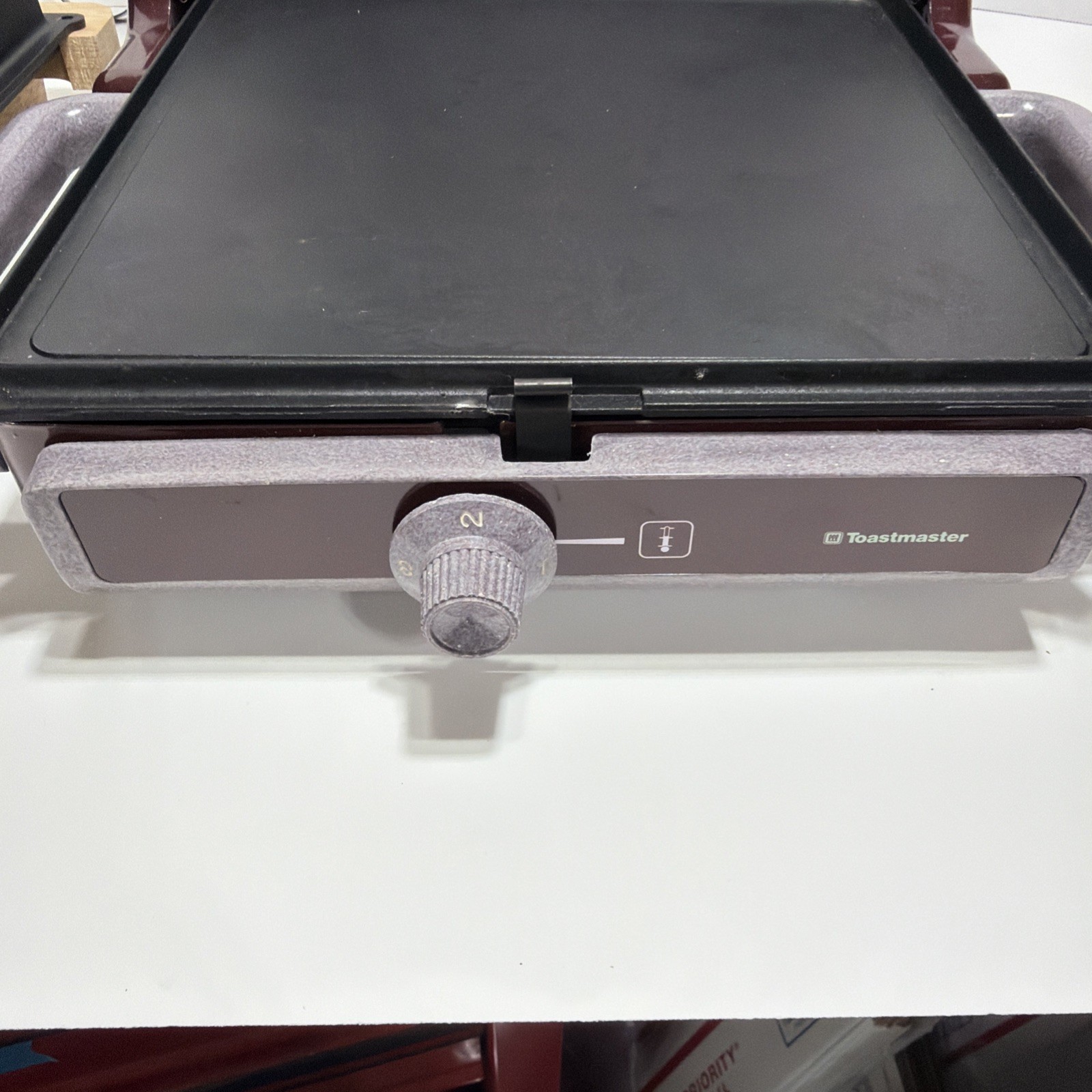Toastmaster Grillerie 2000 Indoor Electric Speed Grill Bakery Red Brown Works