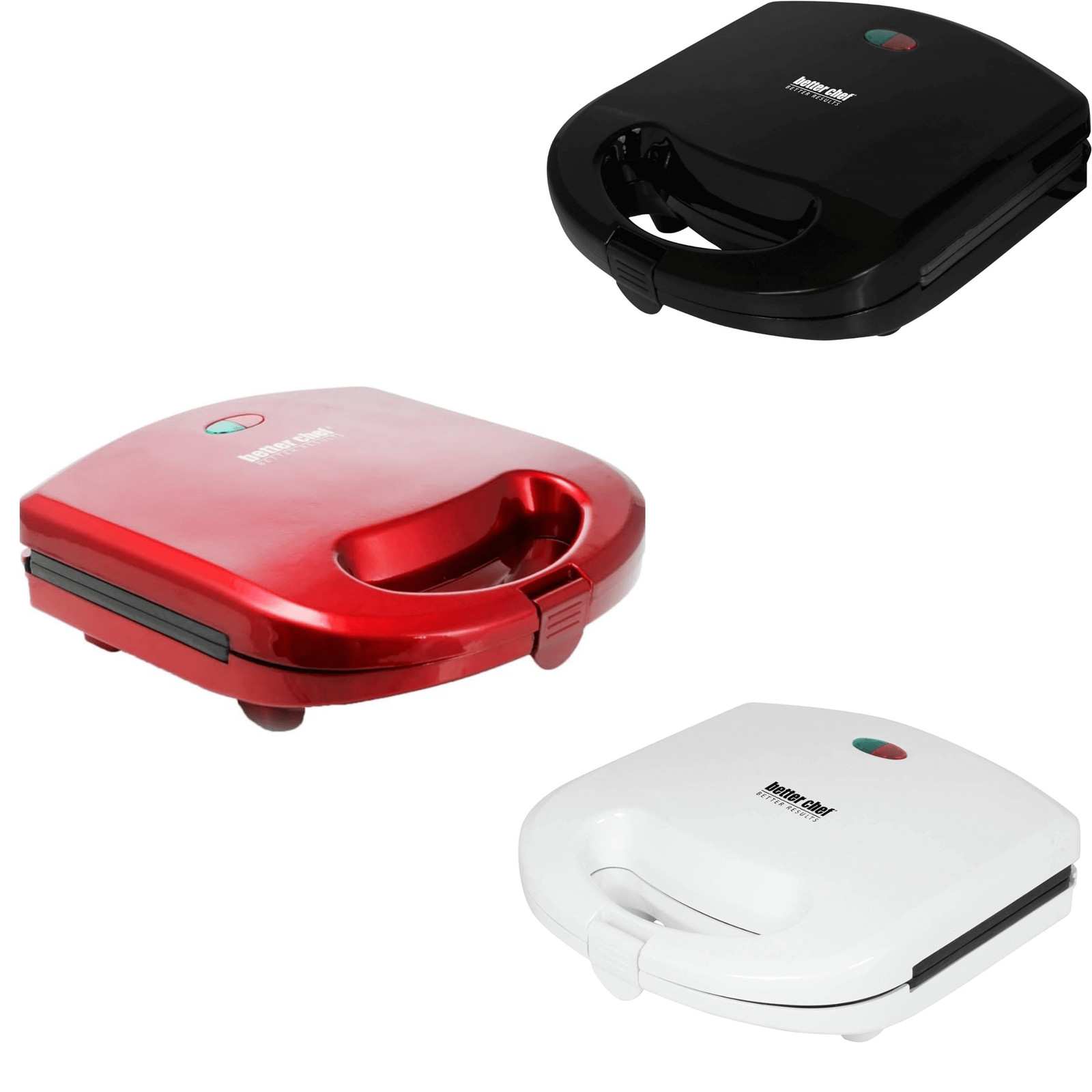 Better Chef Double Sandwich Maker with Non-Stick Cooking Surface