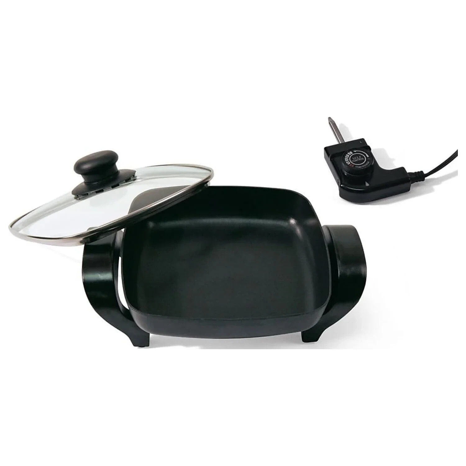 Nesco Black 8-inch ES-08 Electric Skillet 800 Watts Non-stick Easy Cleaning