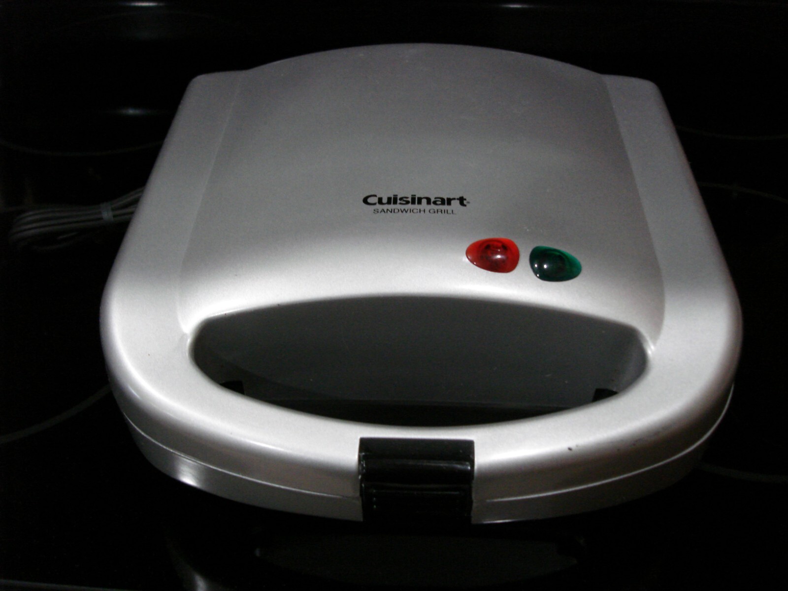 Cuisinart Electric Sandwich Grill WM-SW2 Silver Color Nonstick EUC