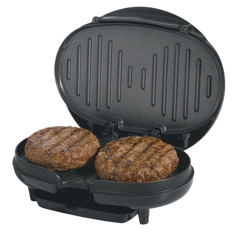 Indoor Grill Non-Stick Compact Cooking Appliance Steaks Chicken Fish Home Use