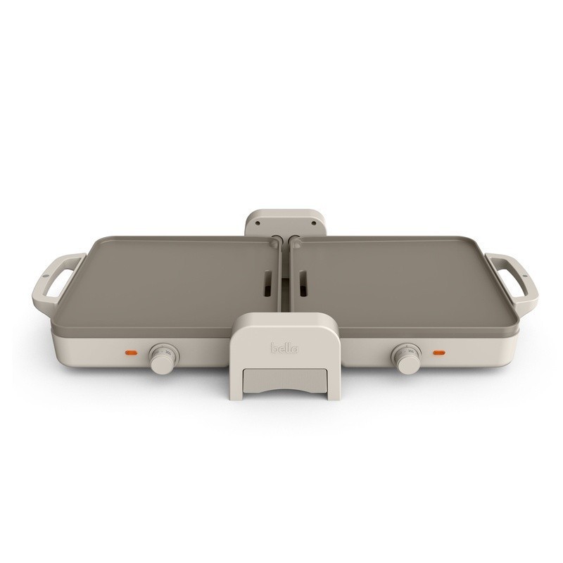 Dual Temp Griddle Nonstick Cooking Surface Compact Kitchen Tool Heat Up to 400F