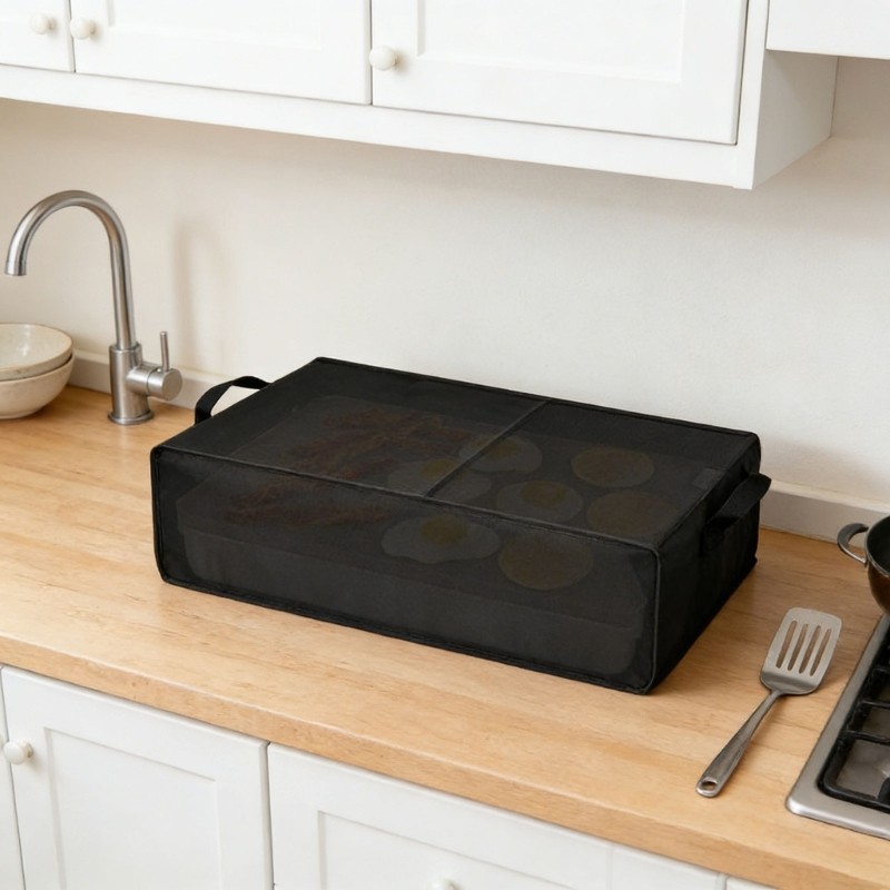 Large Electric Fry Pan Cover Contains Fabric Lining And Machine Washable
