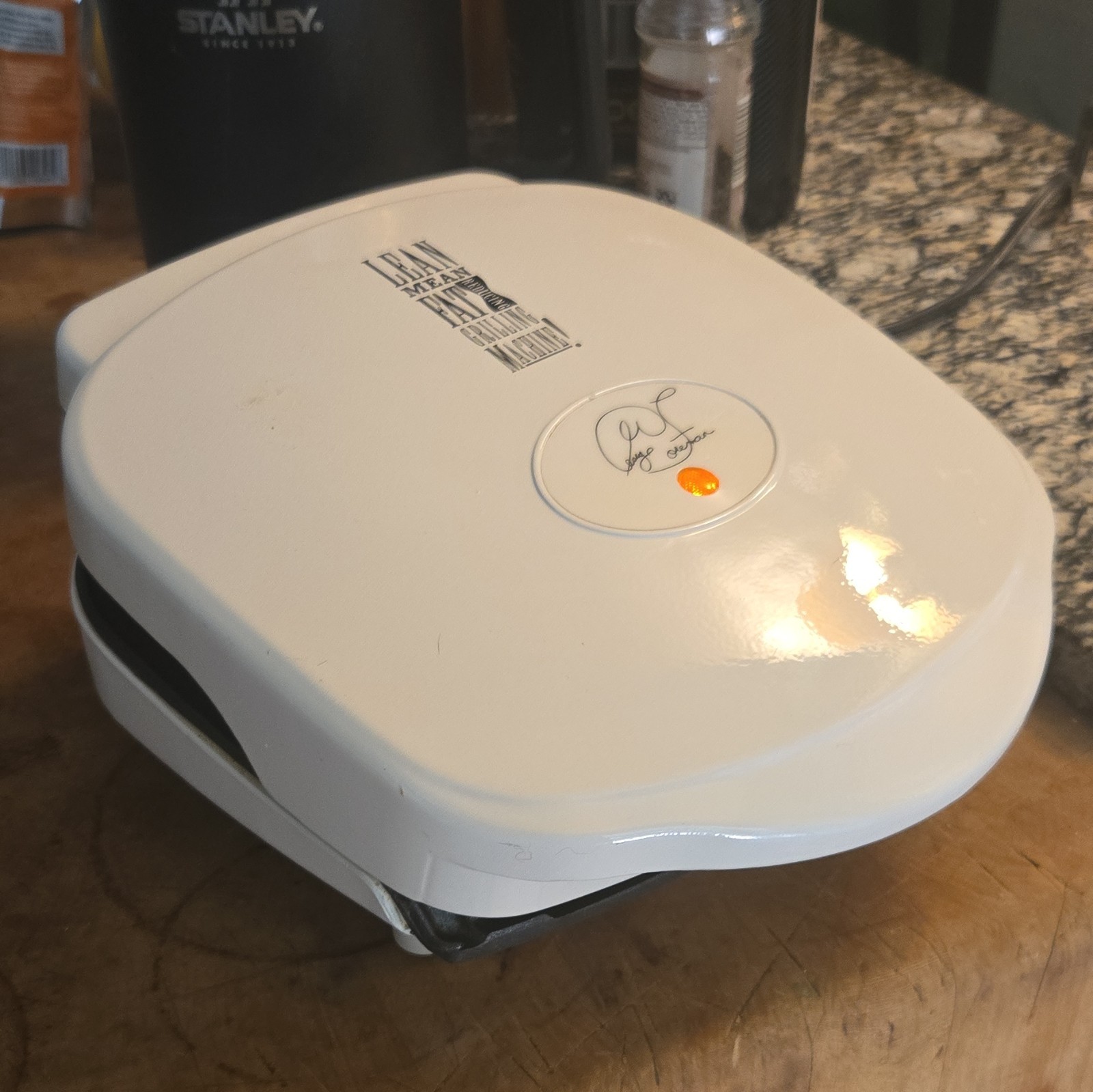 George Foreman GR10AWHT Contact Grill White Non-Stick 760W 120V