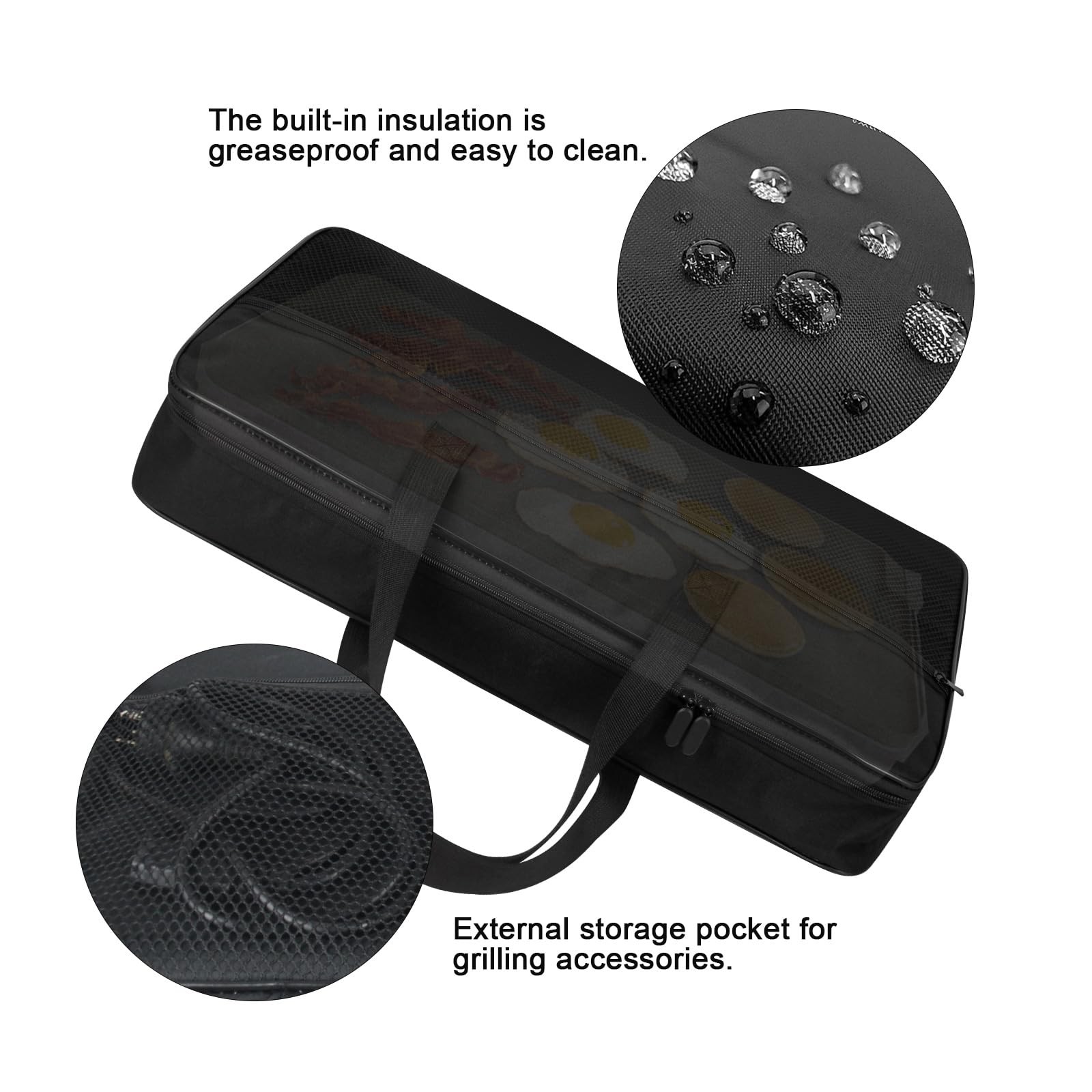 Pancake Griddle Travel Bag Electric Griddle Carrying Case Heat-resistant Wate…