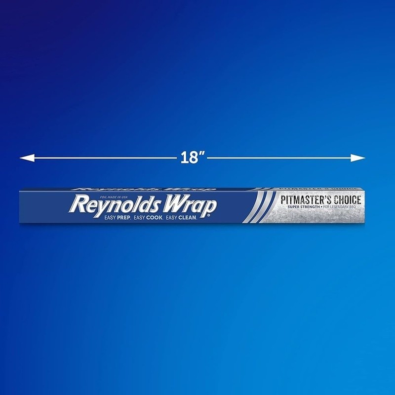 Extra Thick Aluminum Foil Roll 25ft Heavy Duty BBQ Grill Wrap Pitmaster Choice