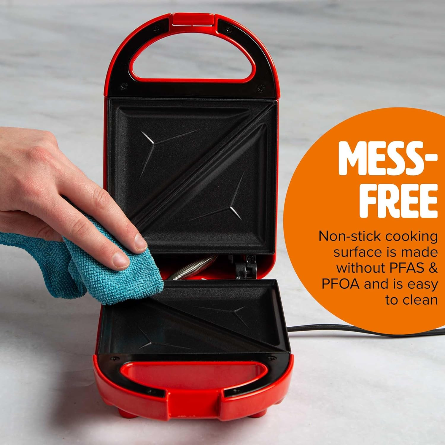 Mini Sandwich Maker, Makes Sandwiches, Paninis, Grilled Cheese, Desserts, Quick