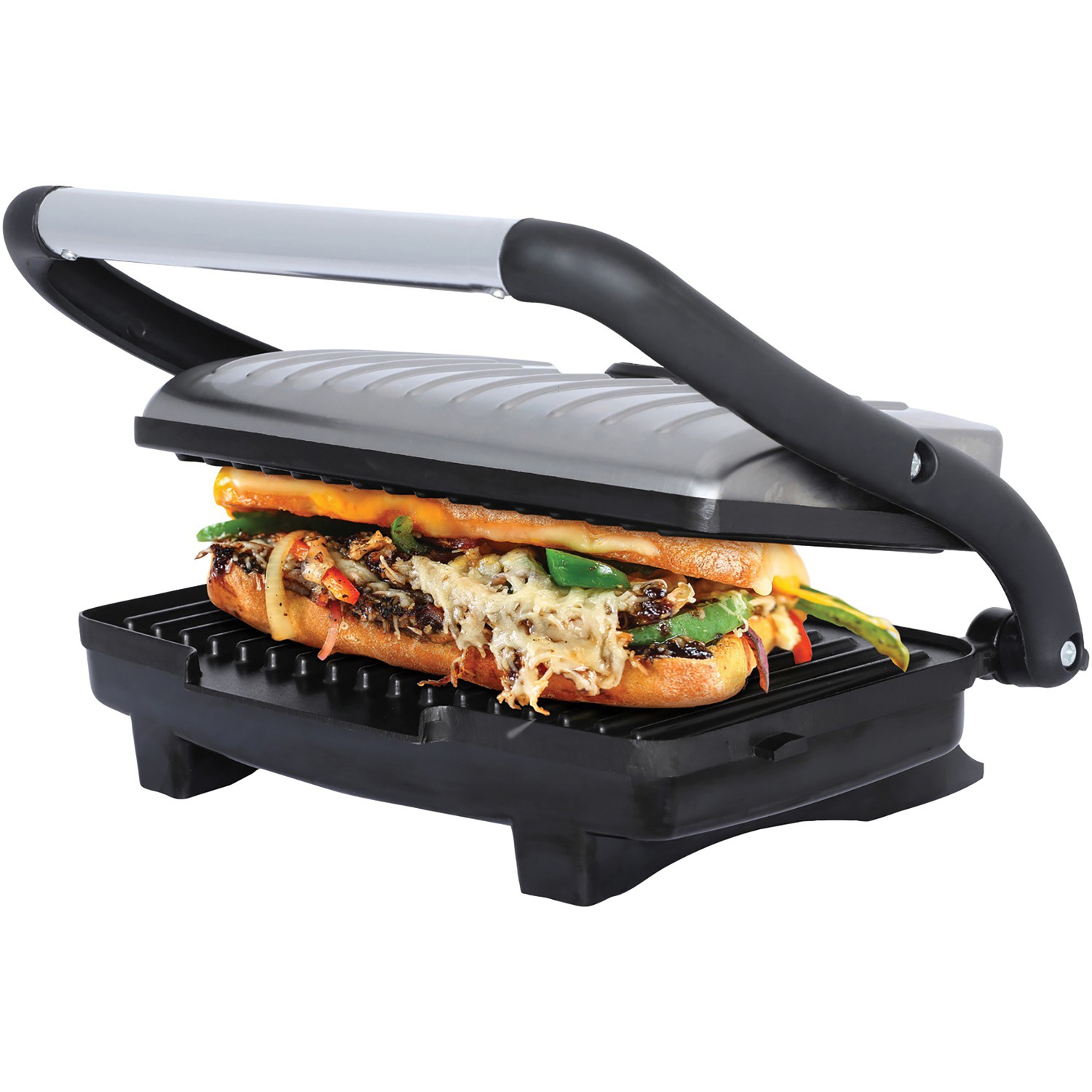 Brentwood TS-611 10-In. x 6.7-In. 1,000-Watt Ceramic Panini Press